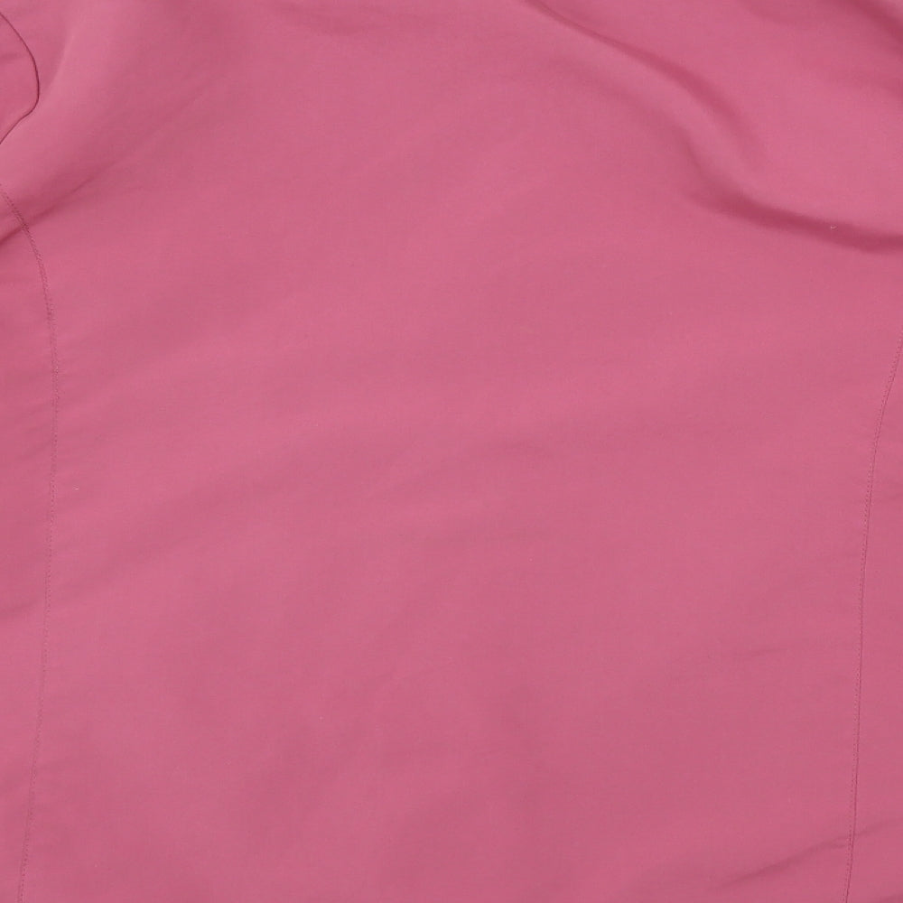 BM Womens Pink   Rain Coat Coat Size M