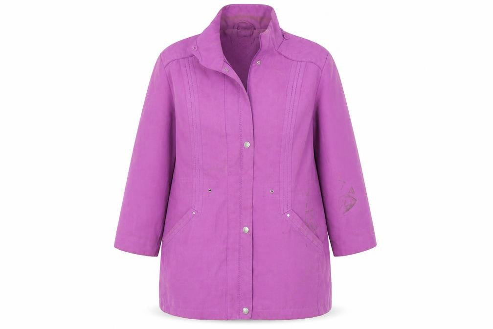 Bonmarché Womens Purple Overcoat Coat Size M