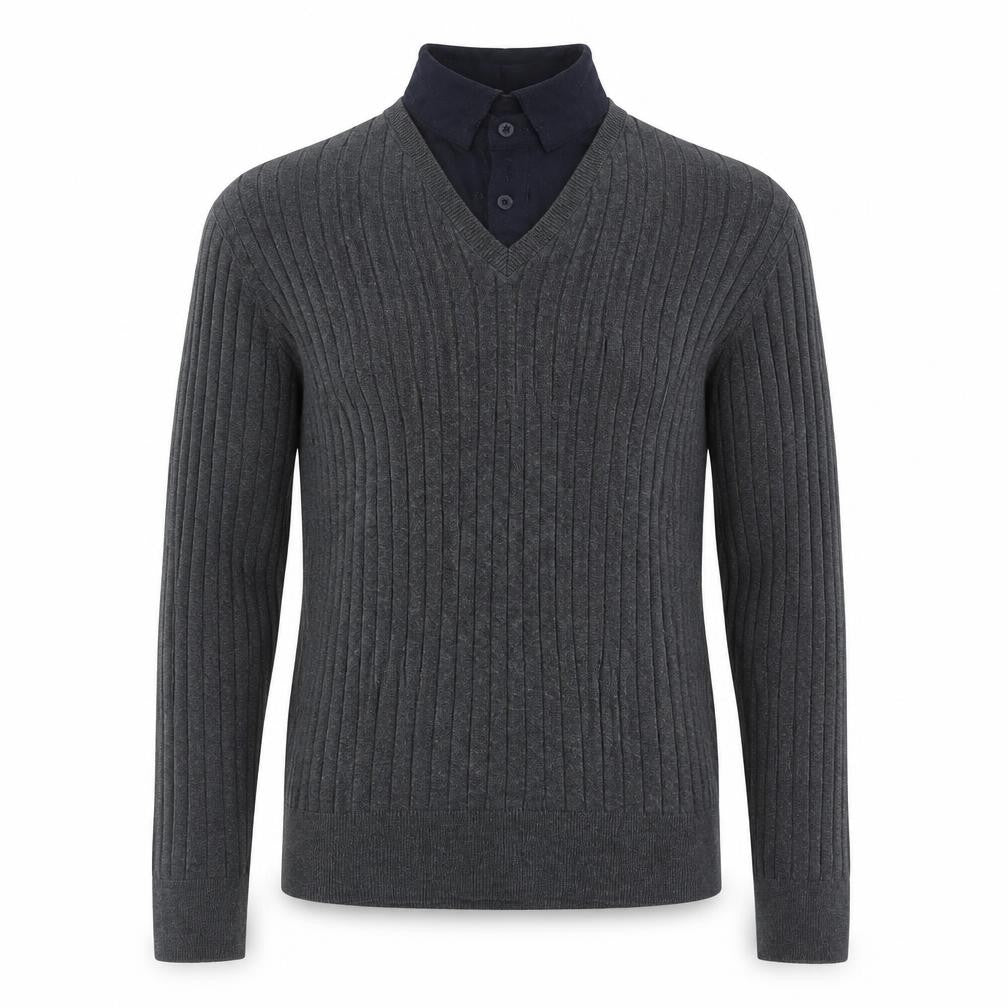 M&S Mens Grey   Pullover Jumper Size L