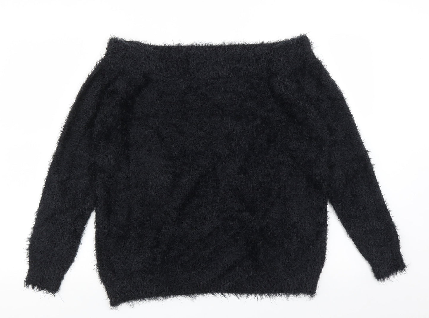 Brave Soul Womens Black   Pullover Jumper Size 16