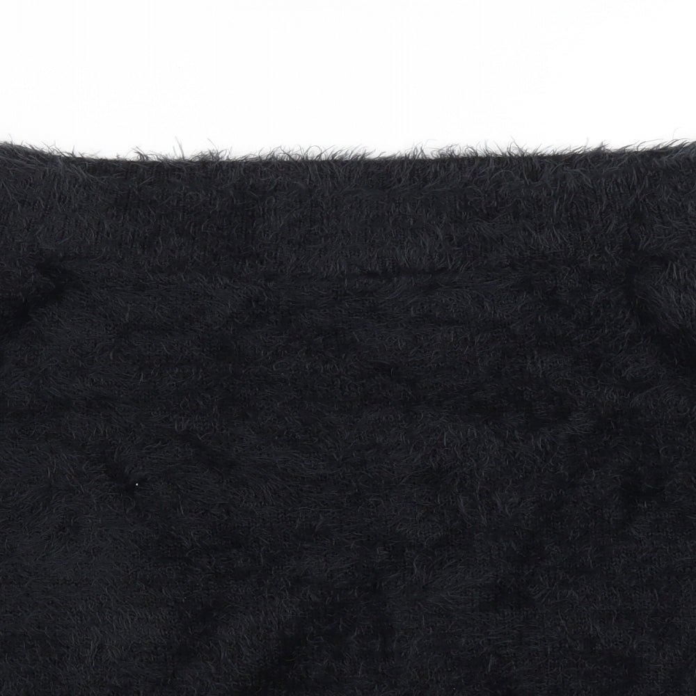 Brave Soul Womens Black   Pullover Jumper Size 16