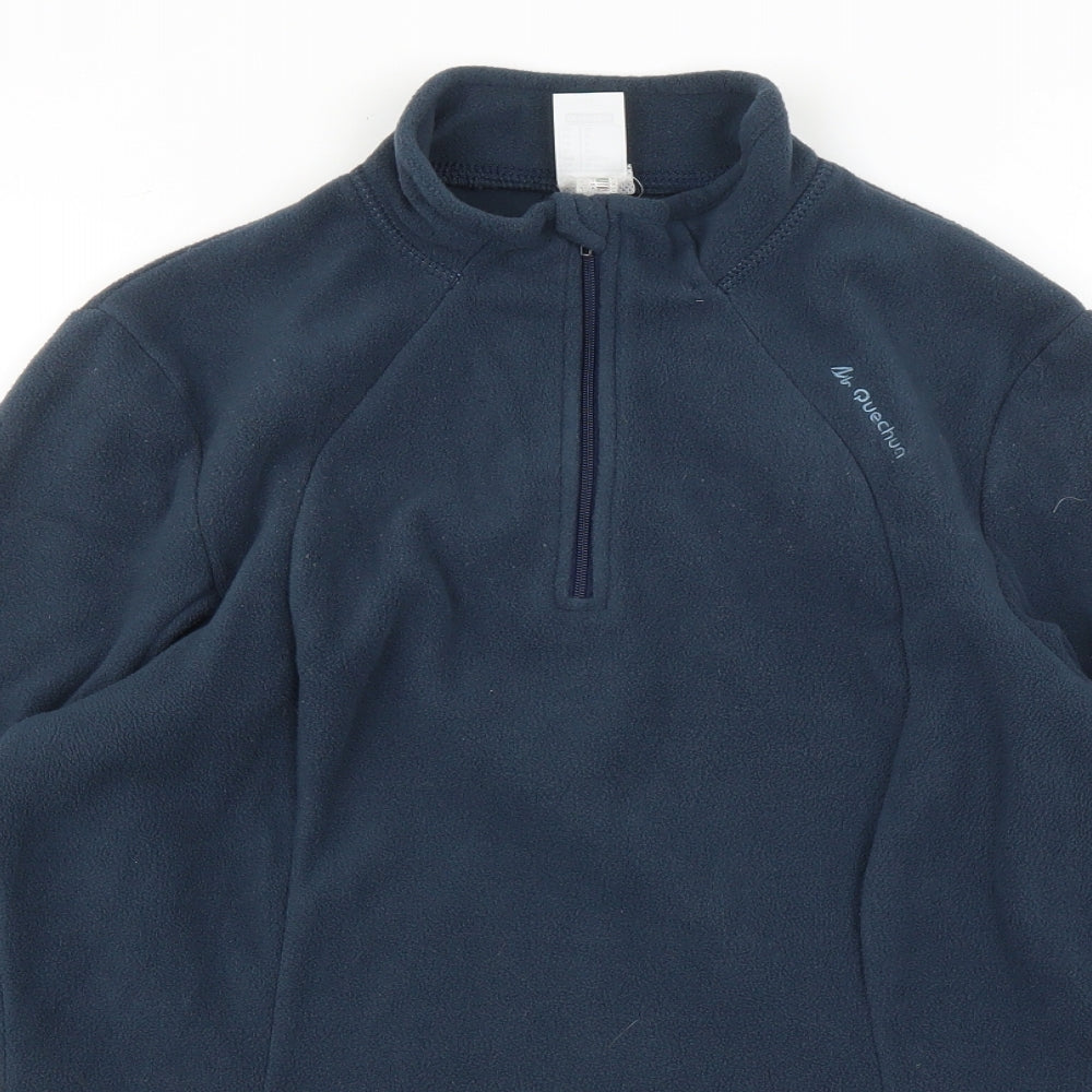 Quechun Womens Blue   Pullover Sweatshirt Size M
