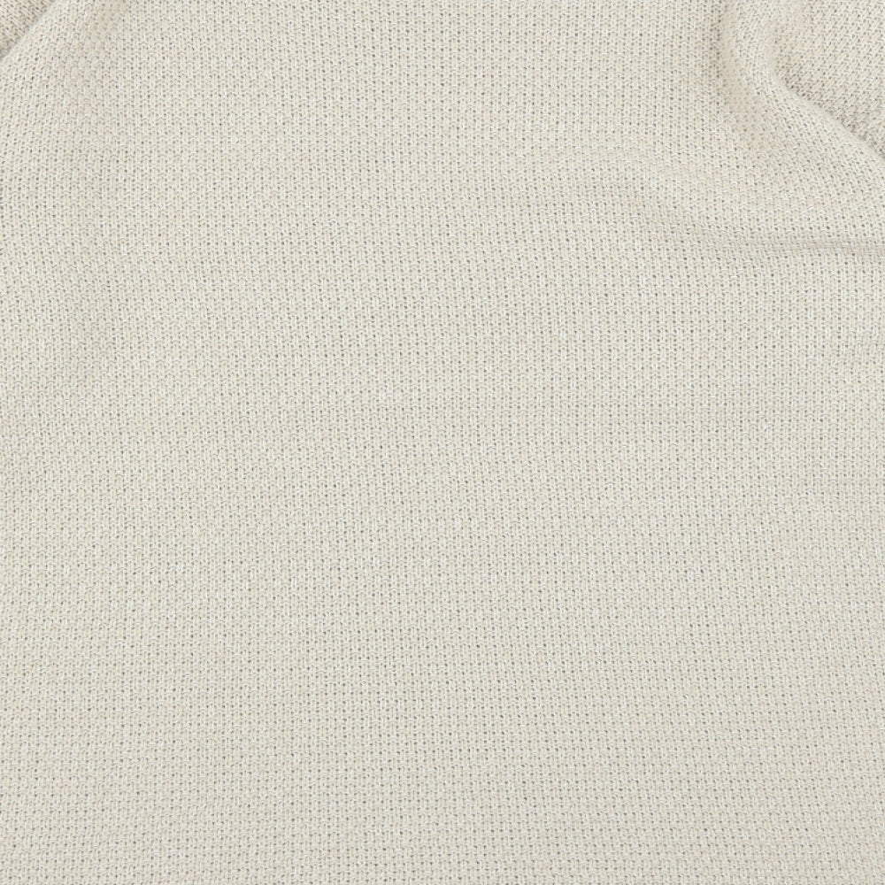 I SAW IT FIRST Womens Beige   Pullover Jumper Size 8