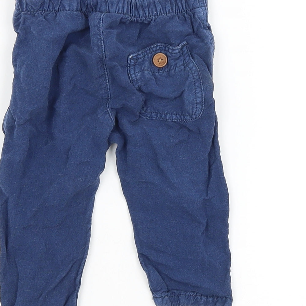 Zara Baby Blue   Jogger Trousers Size 6-9 Months
