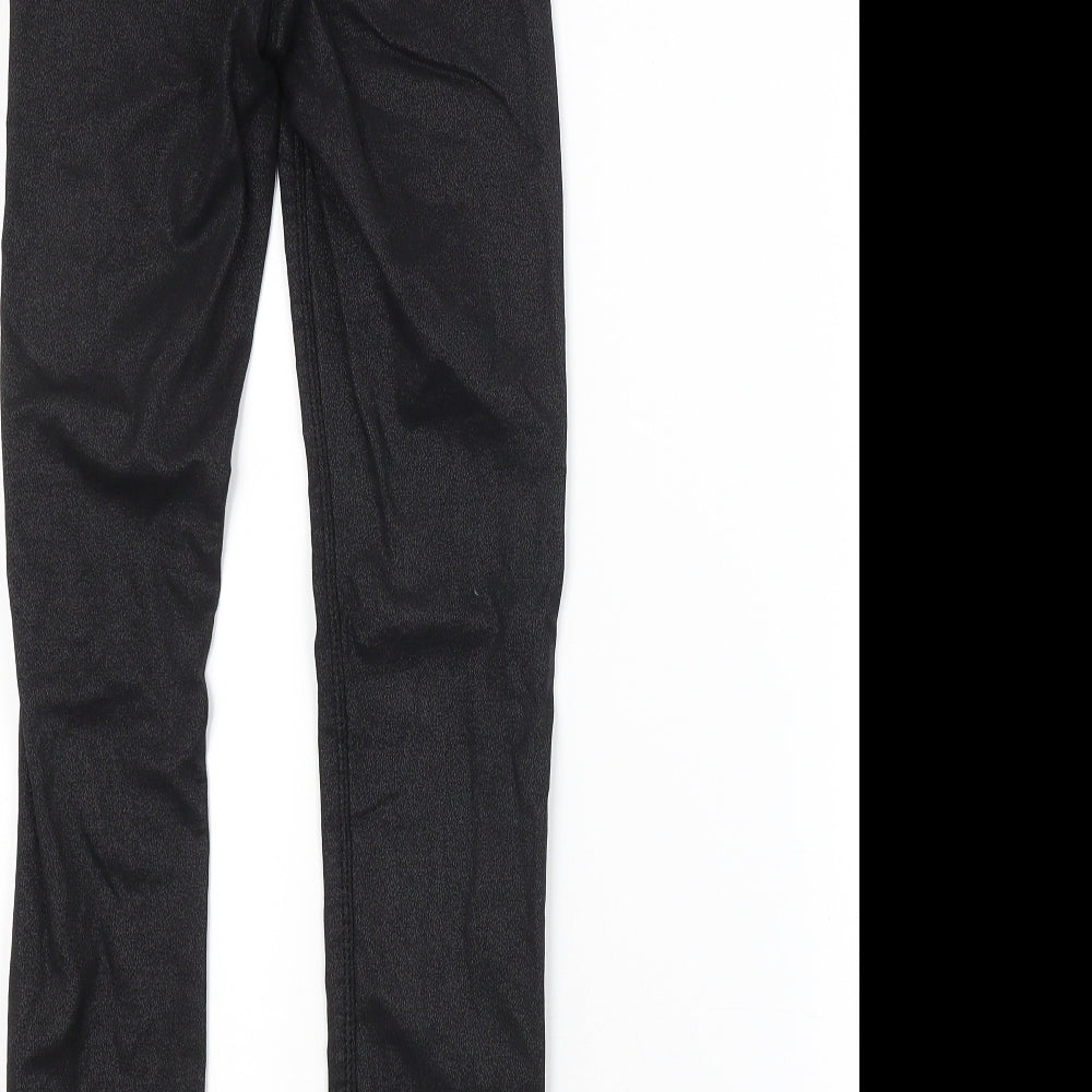 .DENIM Womens Black   Trousers  Size 8 L27 in