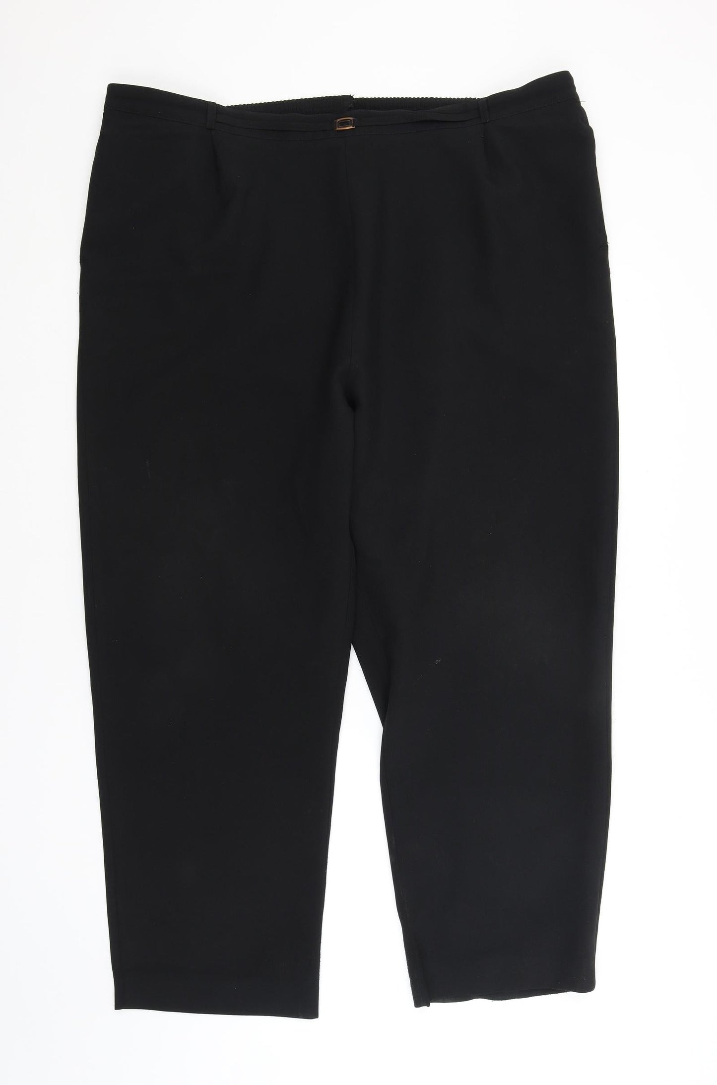 BM Womens Black   Trousers  Size 22 L28 in