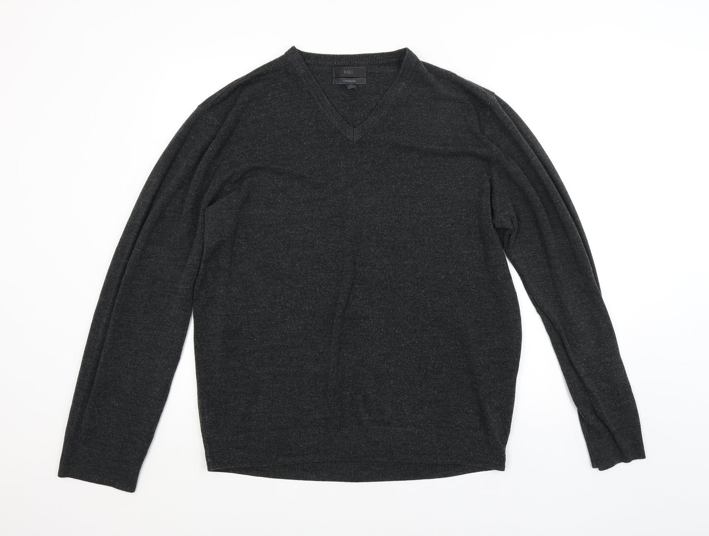M&S Womens Grey   Pullover Jumper Size 2XL