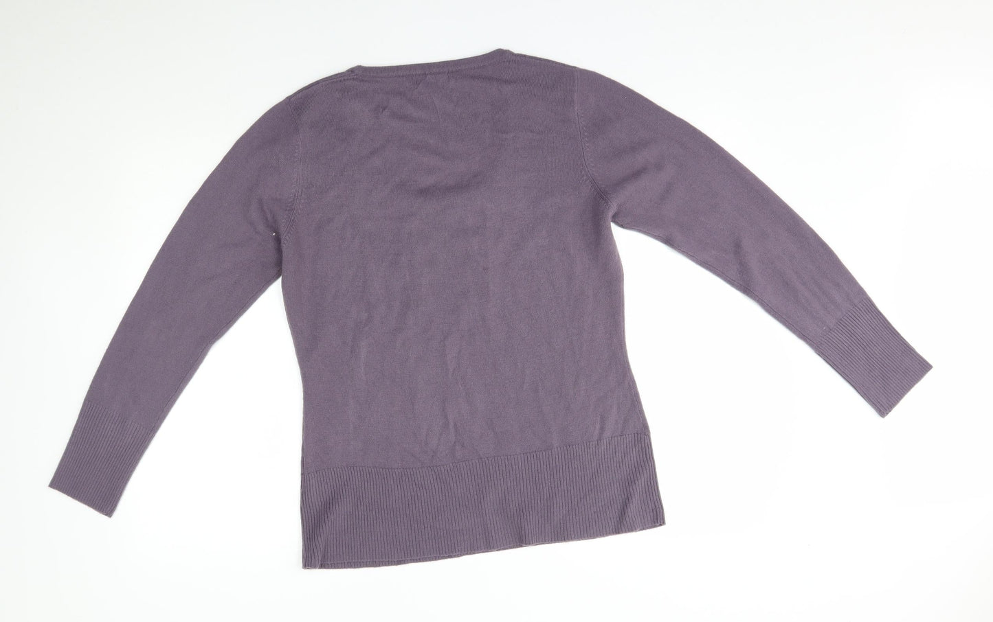 M&Co Womens Purple   Pullover Jumper Size L