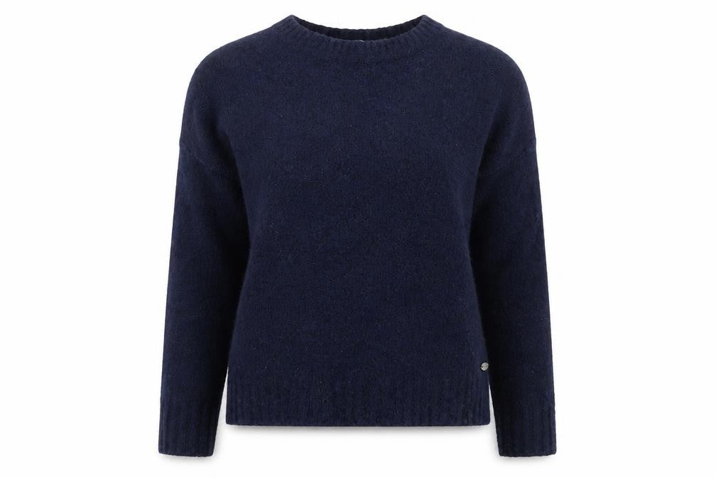 Front view of EDC women’s blue jumper, size M