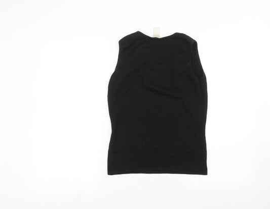 Preworn Womens Black   Basic Tank Size 10