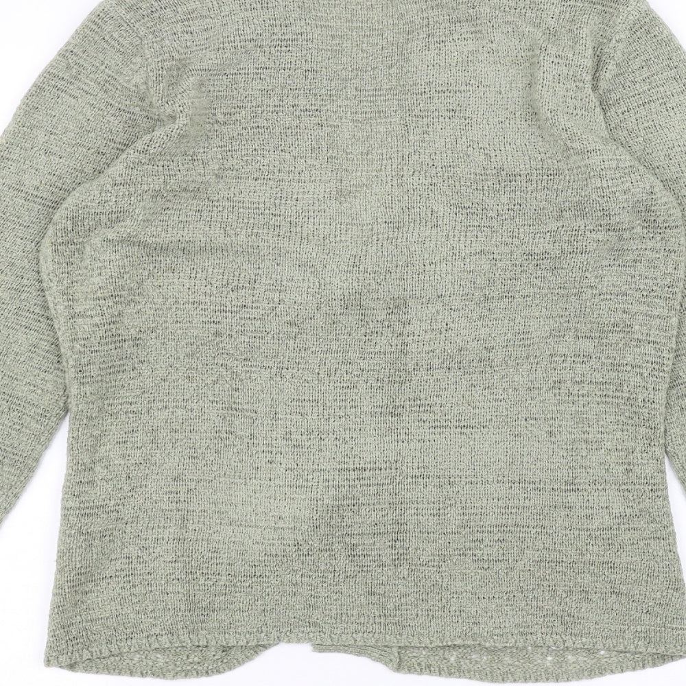 BM Womens Green   Cardigan Jumper Size S