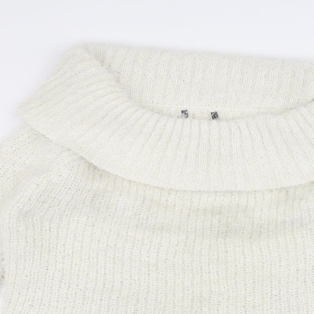Preworn Womens White   Pullover Jumper Size L