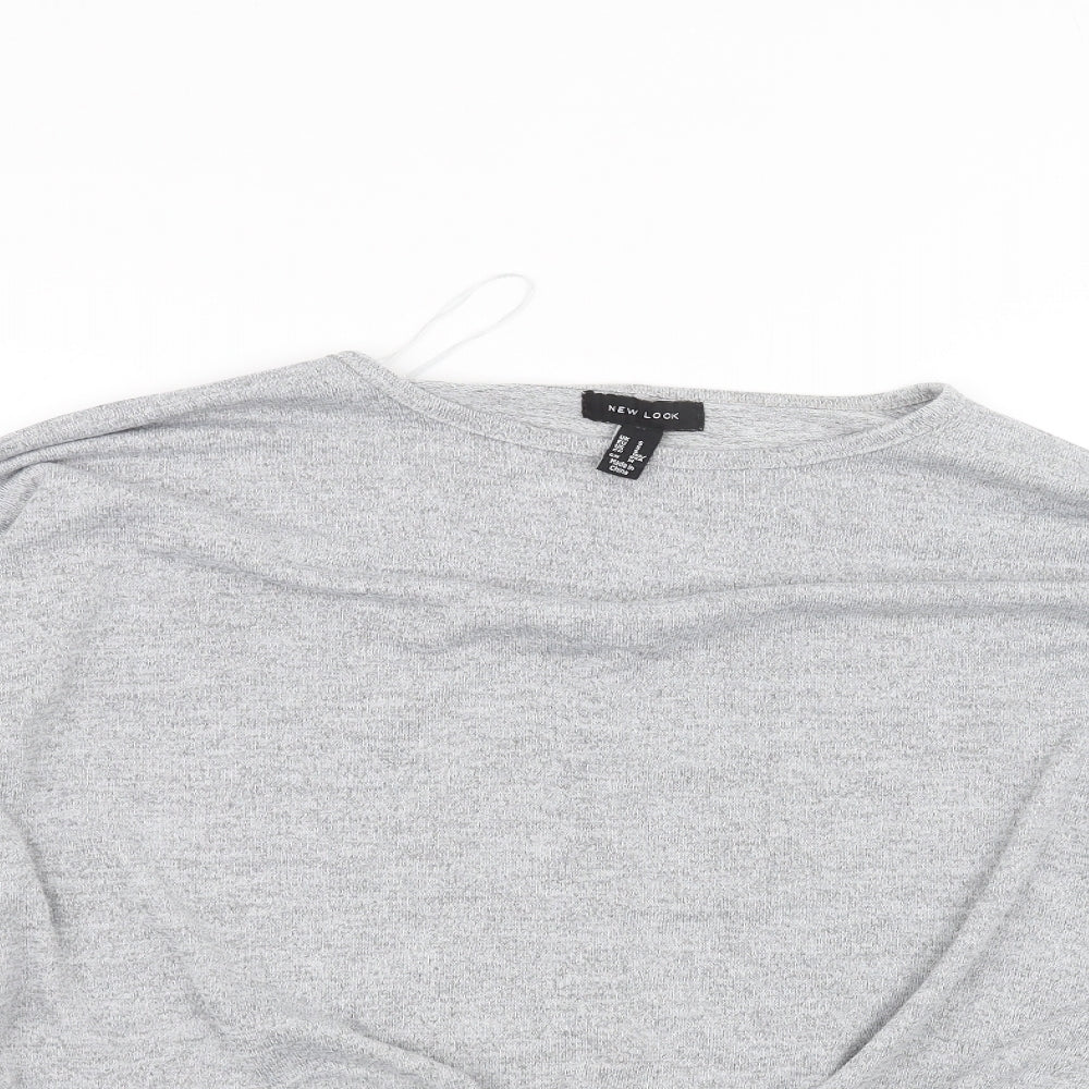 New Look Womens Grey   Basic T-Shirt Size S