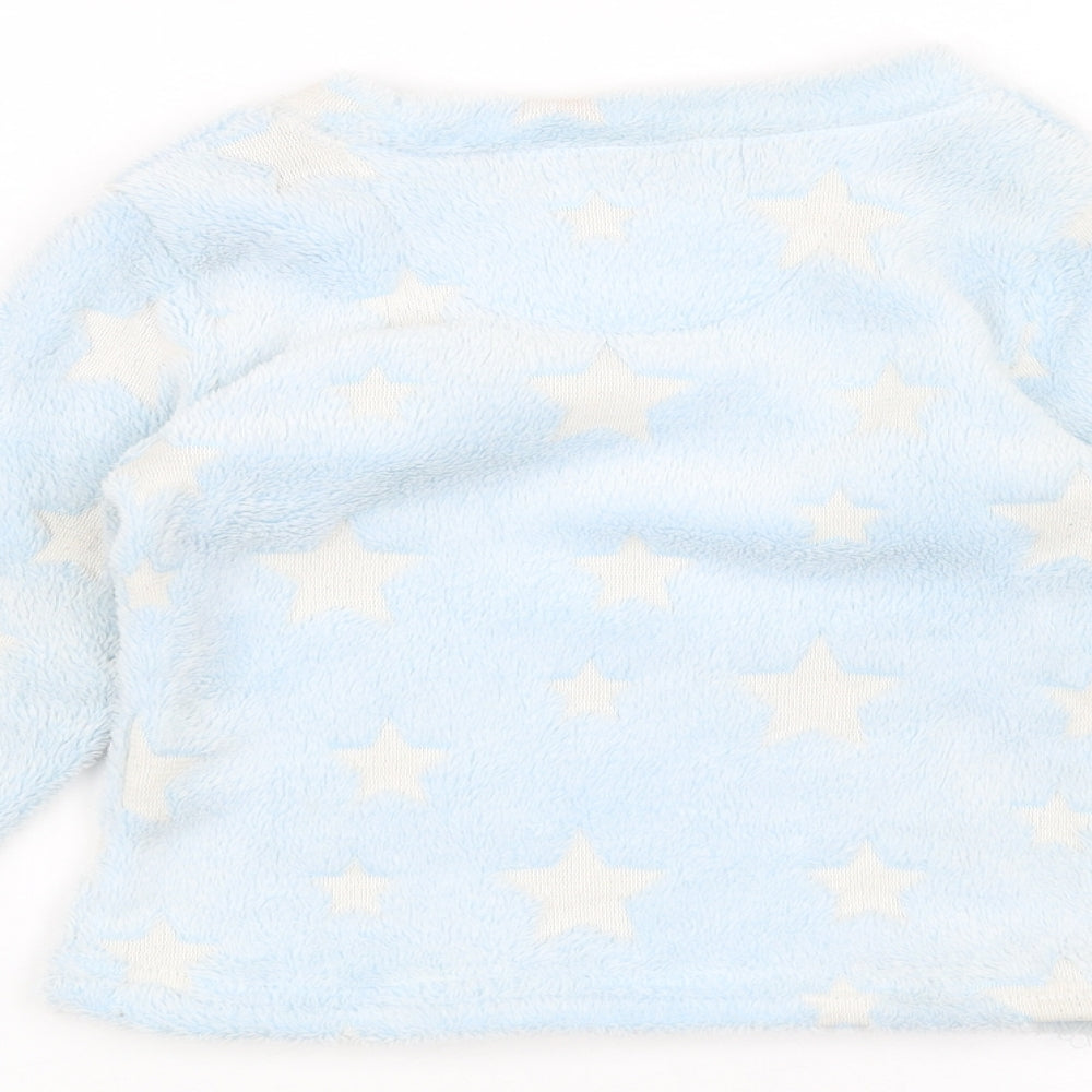 Glow in the dark Girls Blue   Pullover Jumper Size 2-3 Years  - Glow in the dark