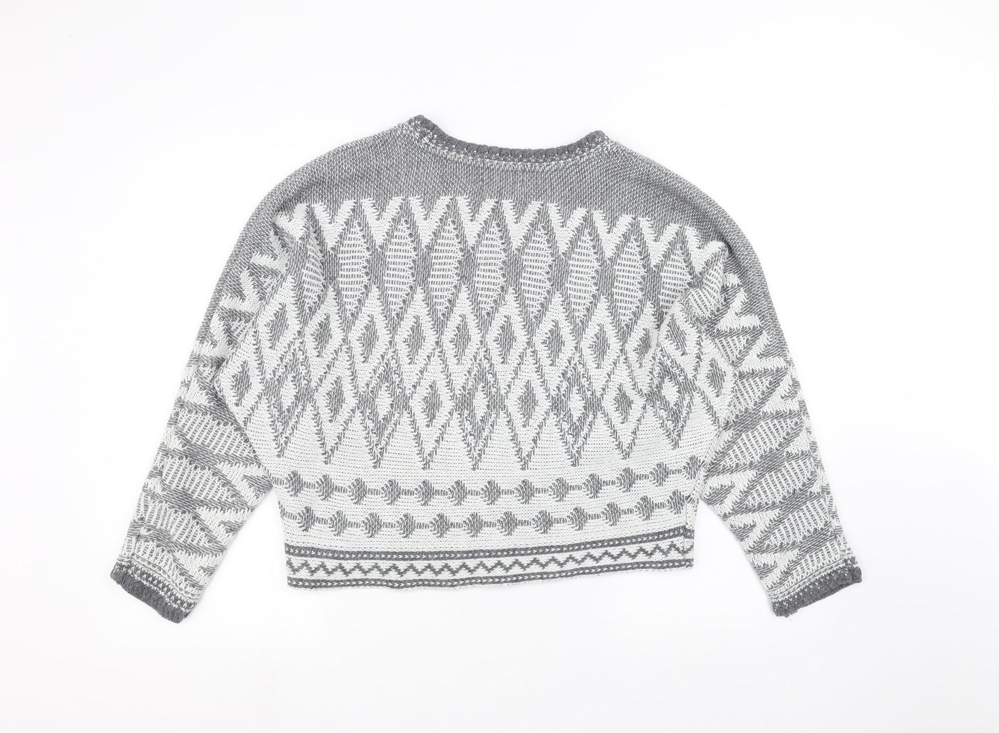 Papaya Womens Grey   Pullover Jumper Size M