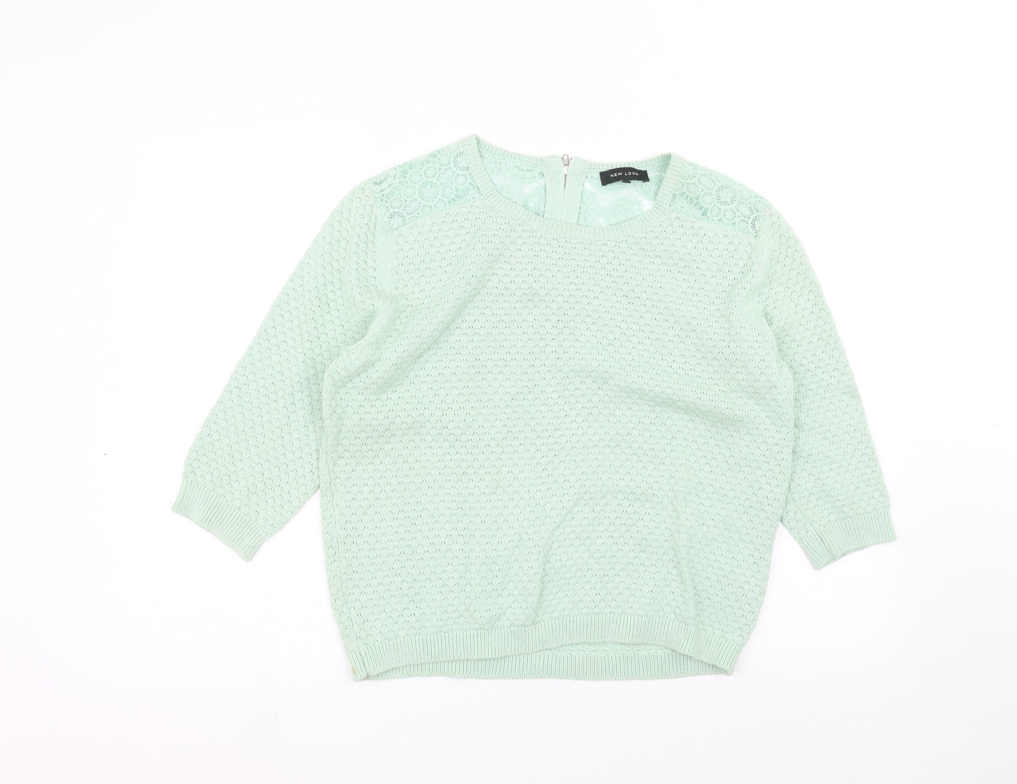 New Look Womens Green   Pullover Jumper Size 14