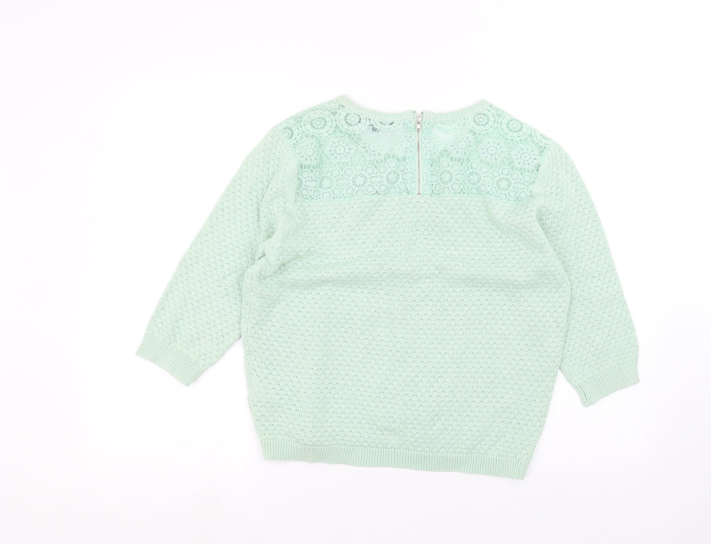 New Look Womens Green   Pullover Jumper Size 14