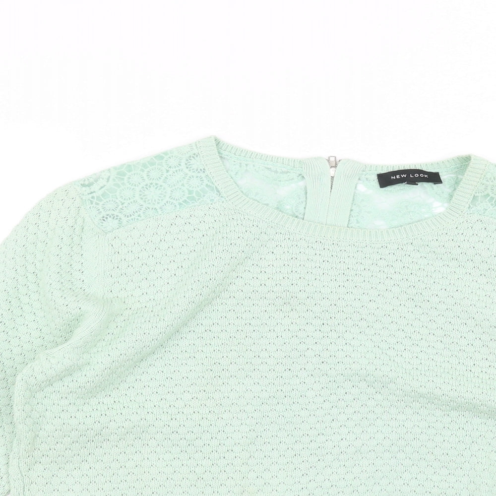 New Look Womens Green   Pullover Jumper Size 14