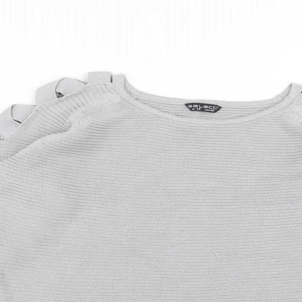 Select Womens Grey   Pullover Jumper Size 12