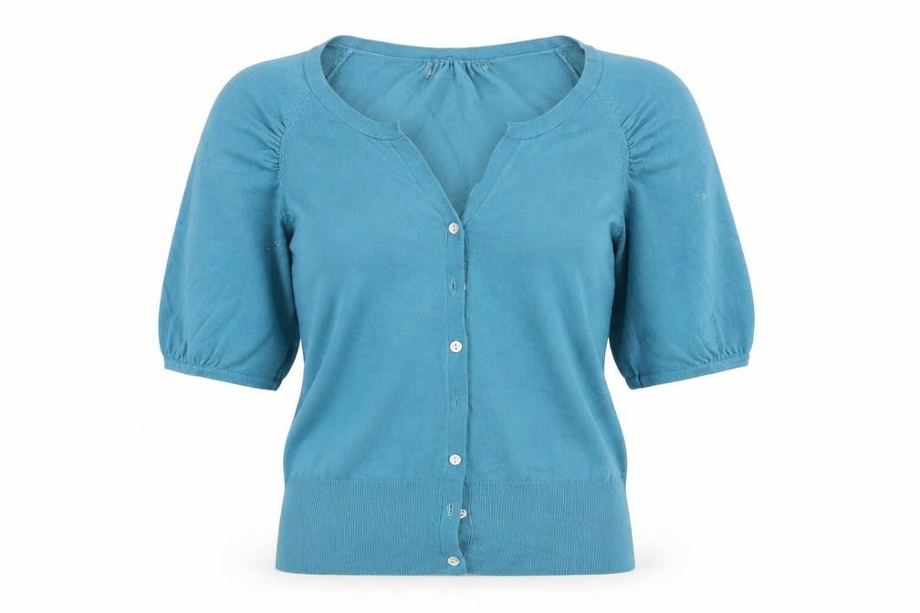 Preworn Womens Blue   Cardigan Jumper Size 10