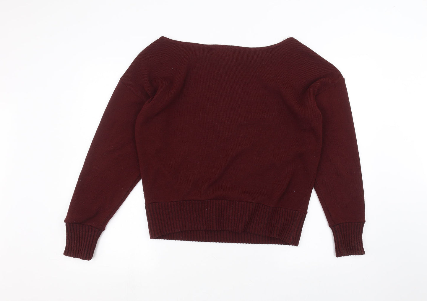 PRETTYLITTLETHING Womens Red   Pullover Jumper Size M