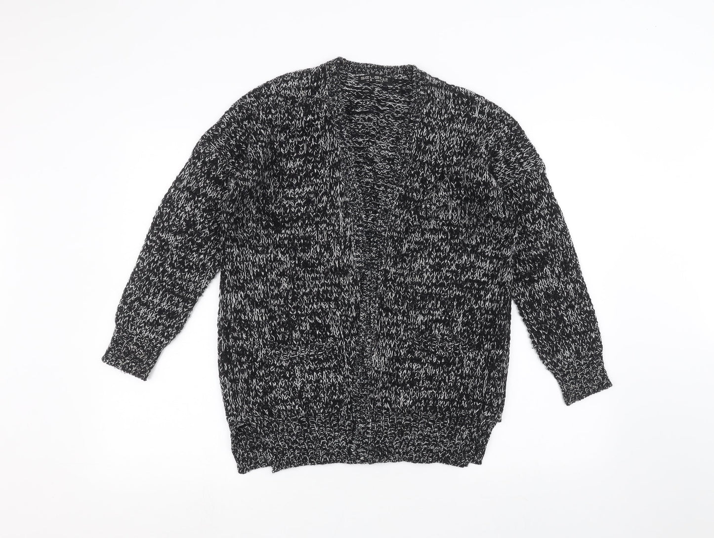 Select Womens Black   Cardigan Jumper Size 6