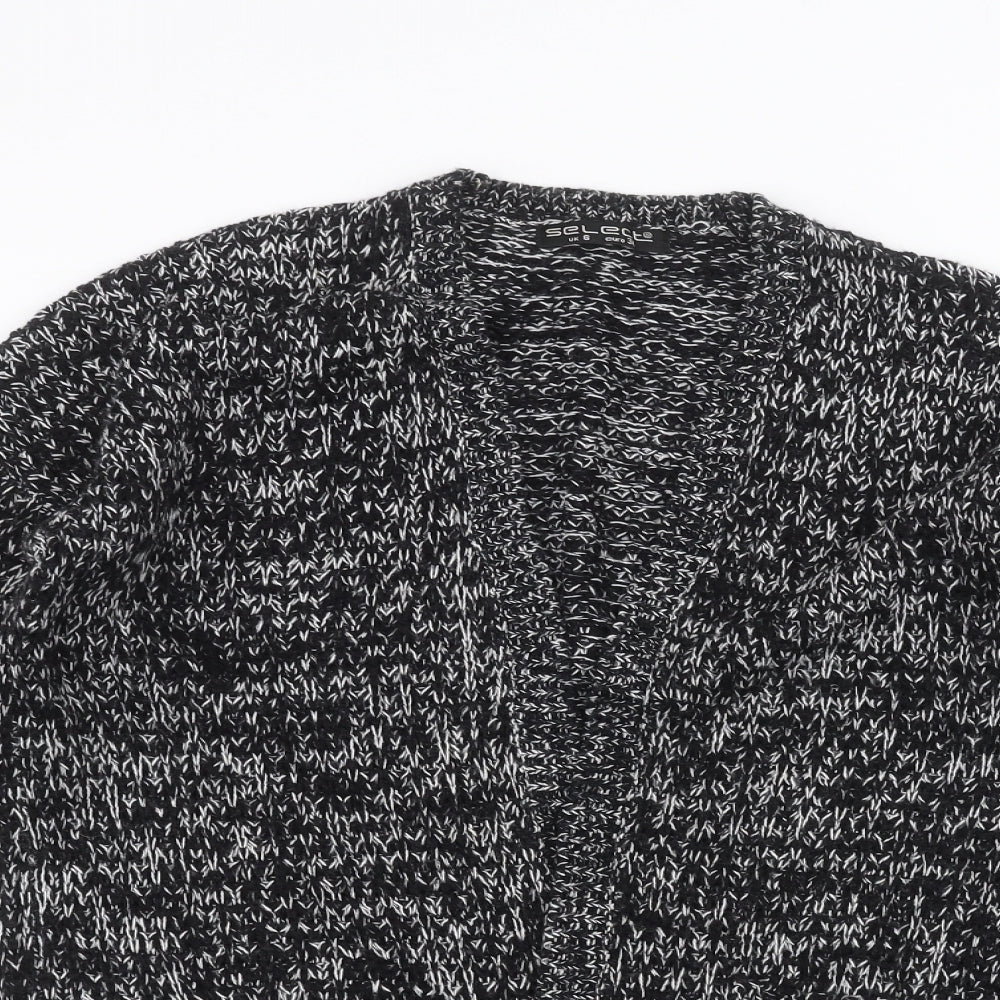 Select Womens Black   Cardigan Jumper Size 6