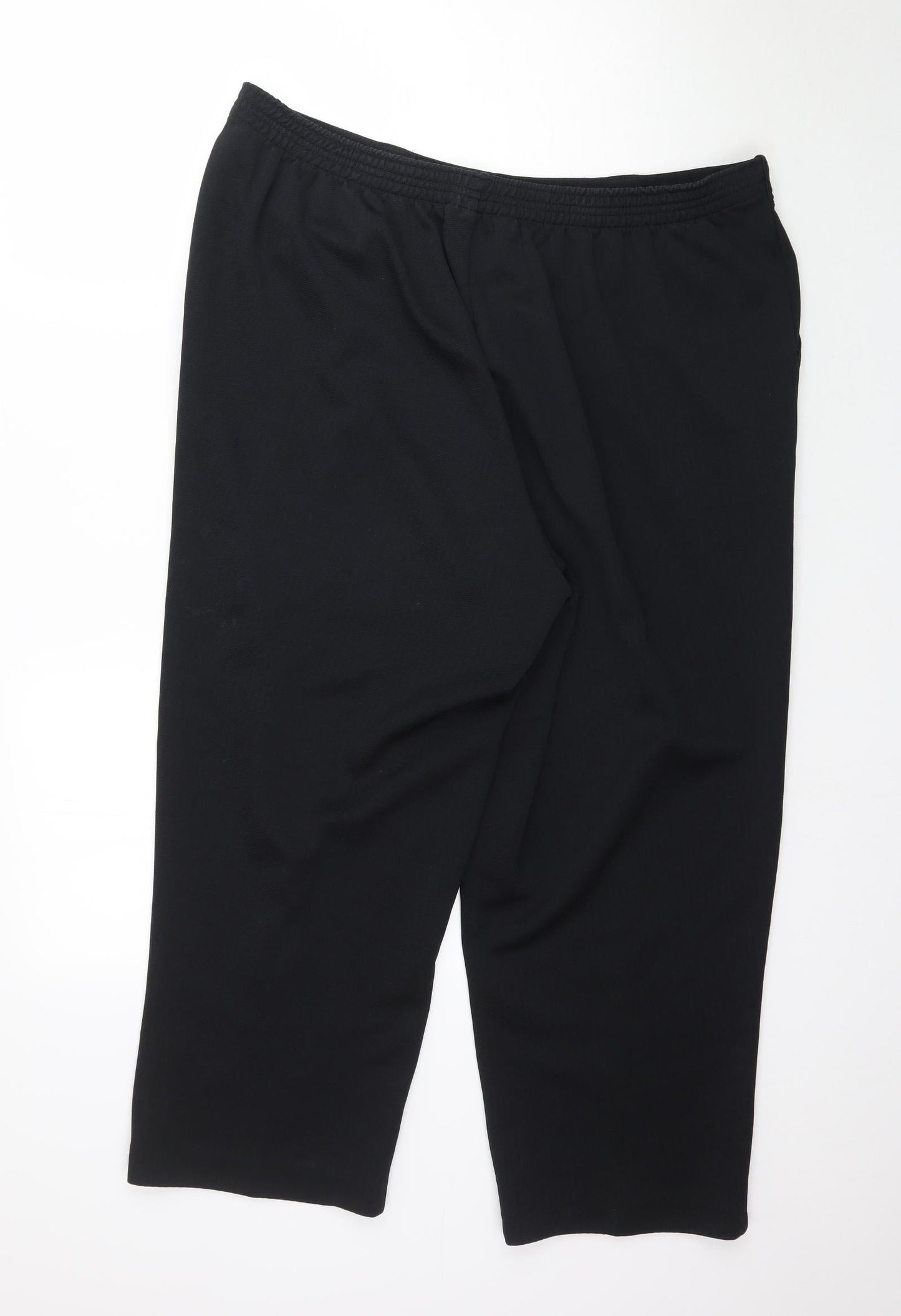 BM Womens Black   Trousers  Size 18 L25 in
