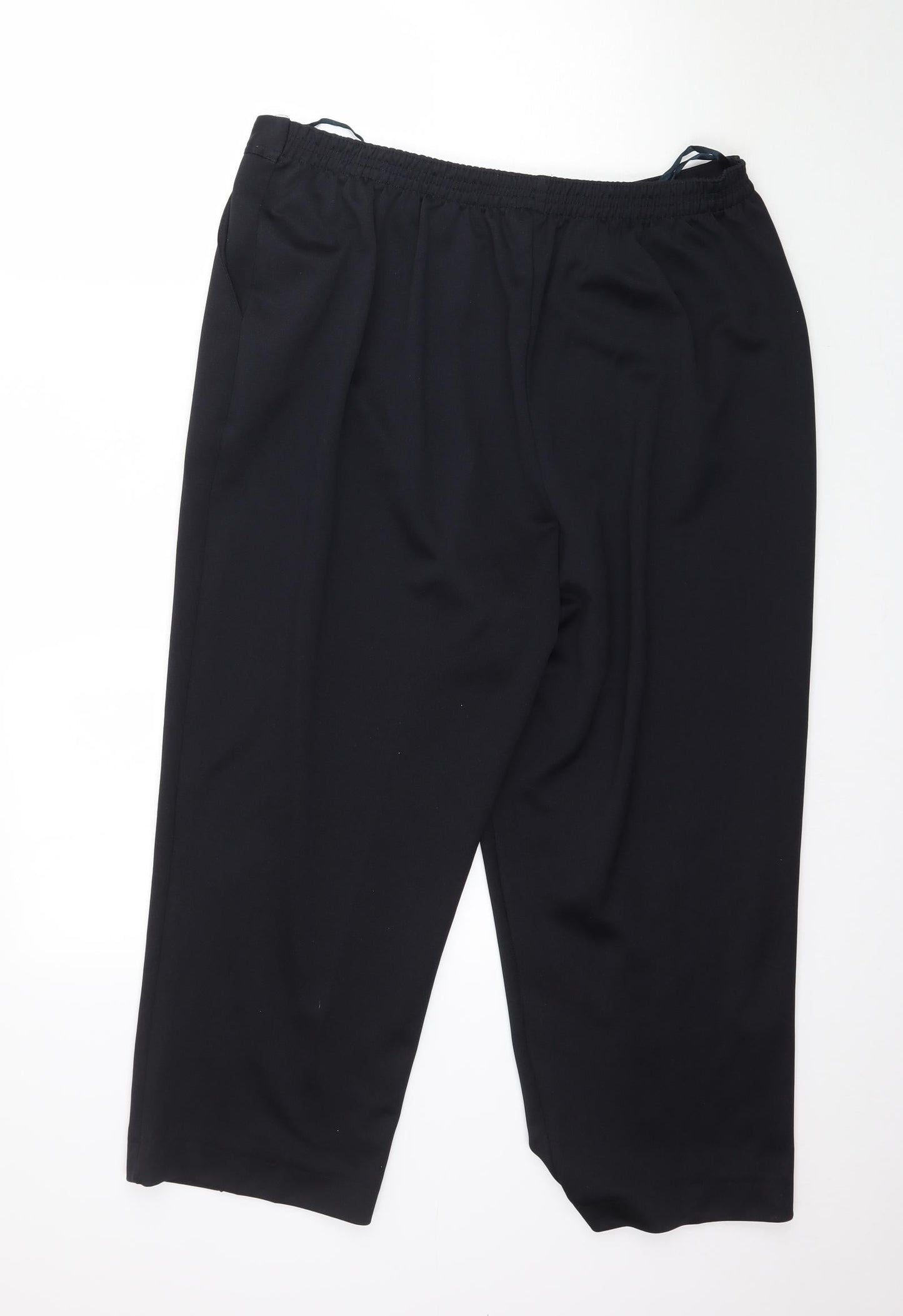 BM Womens Blue   Capri Trousers Size 18 L24 in
