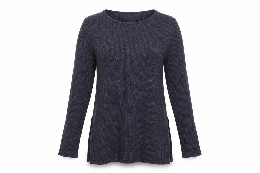 Front view of Atmosphere women’s blue jumper, size UK 10