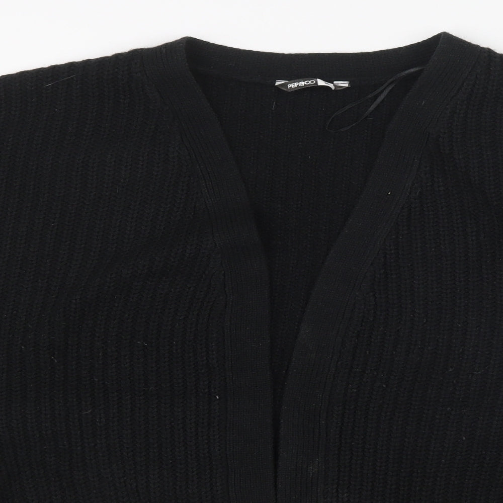 Pep & CO Womens Black   Cardigan Jumper Size M