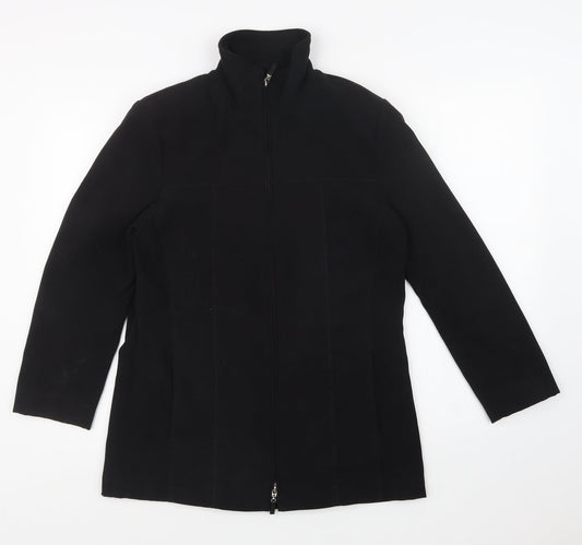 Joella Di Marco Womens Black   Overcoat Jacket Size S