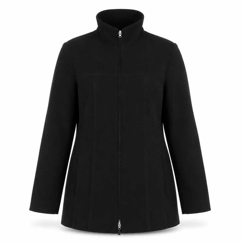 Joella Di Marco Womens Black   Overcoat Jacket Size S