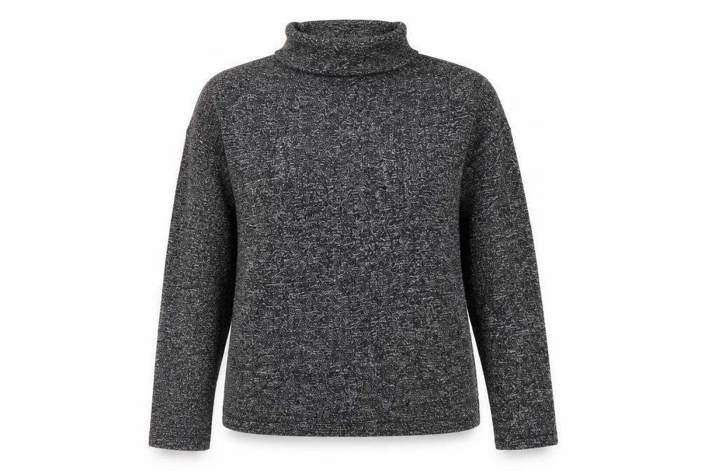 Warehouse Womens Grey Camouflage  Pullover Jumper Size 10  - Static