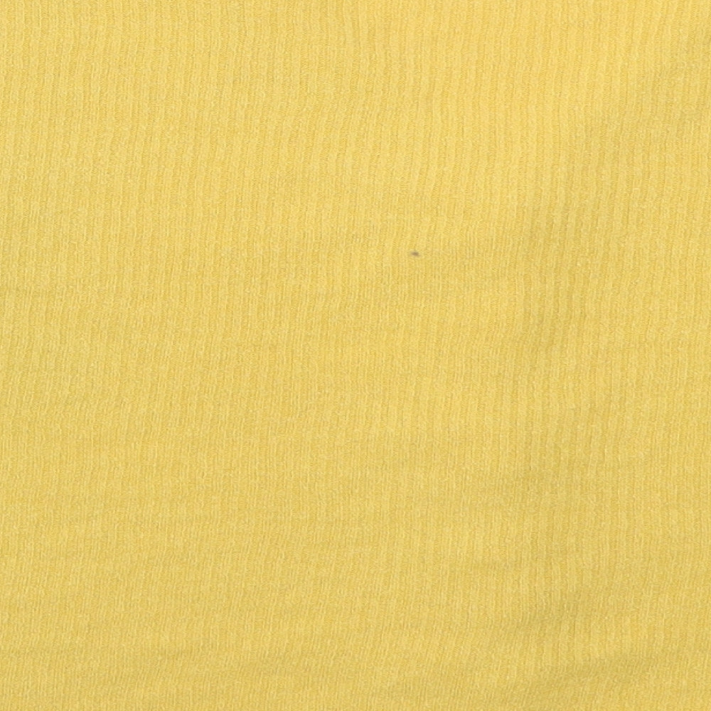New Look Womens Yellow  Knit Cardigan Jumper Size M