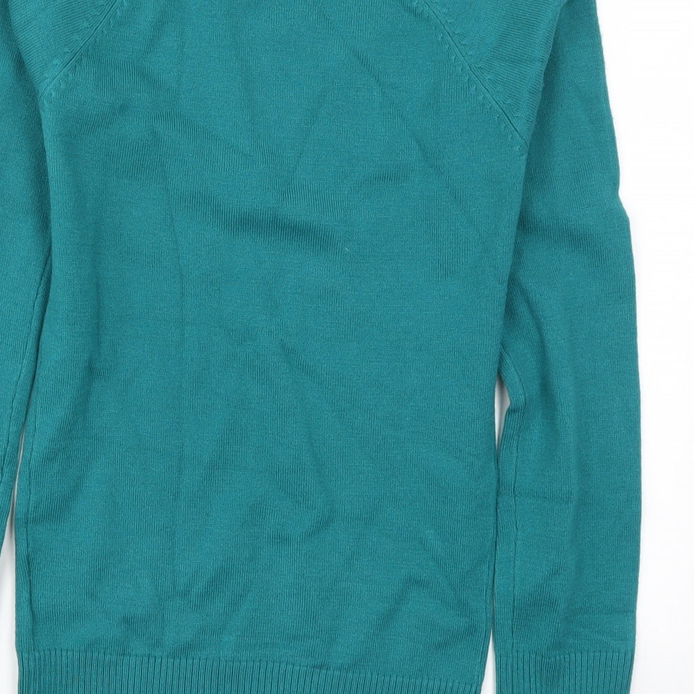 MK ONe Womens Blue  Knit Pullover Jumper Size 8