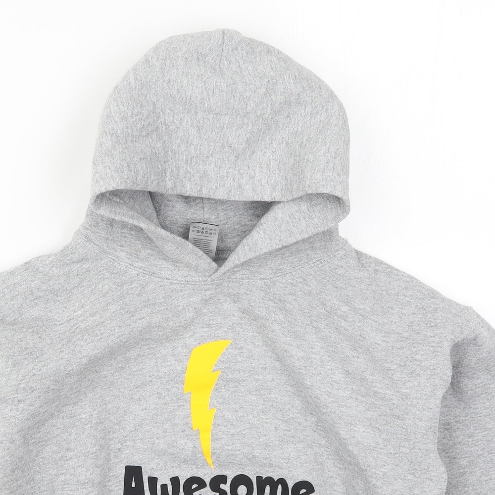 Goldan Boys Grey   Pullover Hoodie Size S  - Awesome