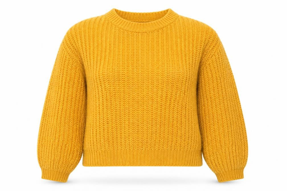 New Look Womens Orange  Knit Pullover Jumper Size S