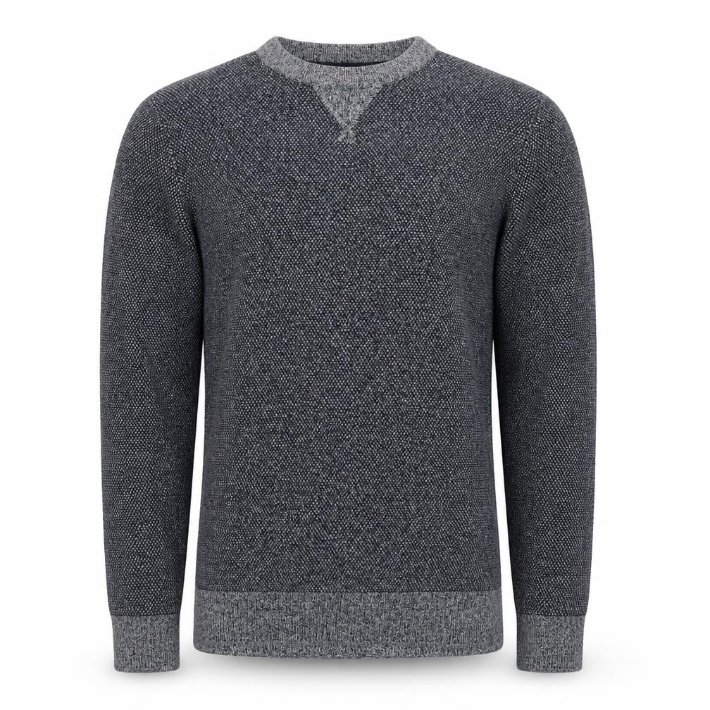 Avenue Mens Blue  Knit Pullover Jumper Size S