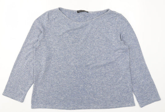 Zanzea Womens Blue  Rayon Basic T-Shirt Size 2XL