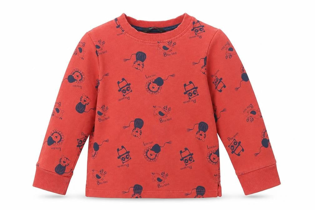 George Boys Red   Pullover Sweatshirt Size 2-3 Years  - Animals