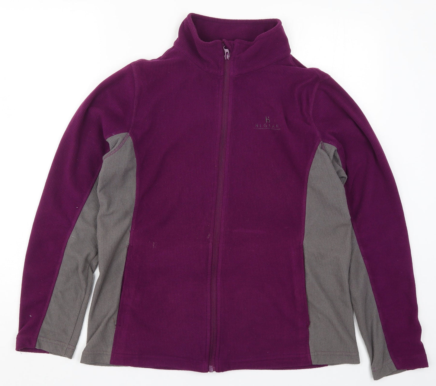 Hi Gear Womens Purple  Fleece Jacket  Size 14