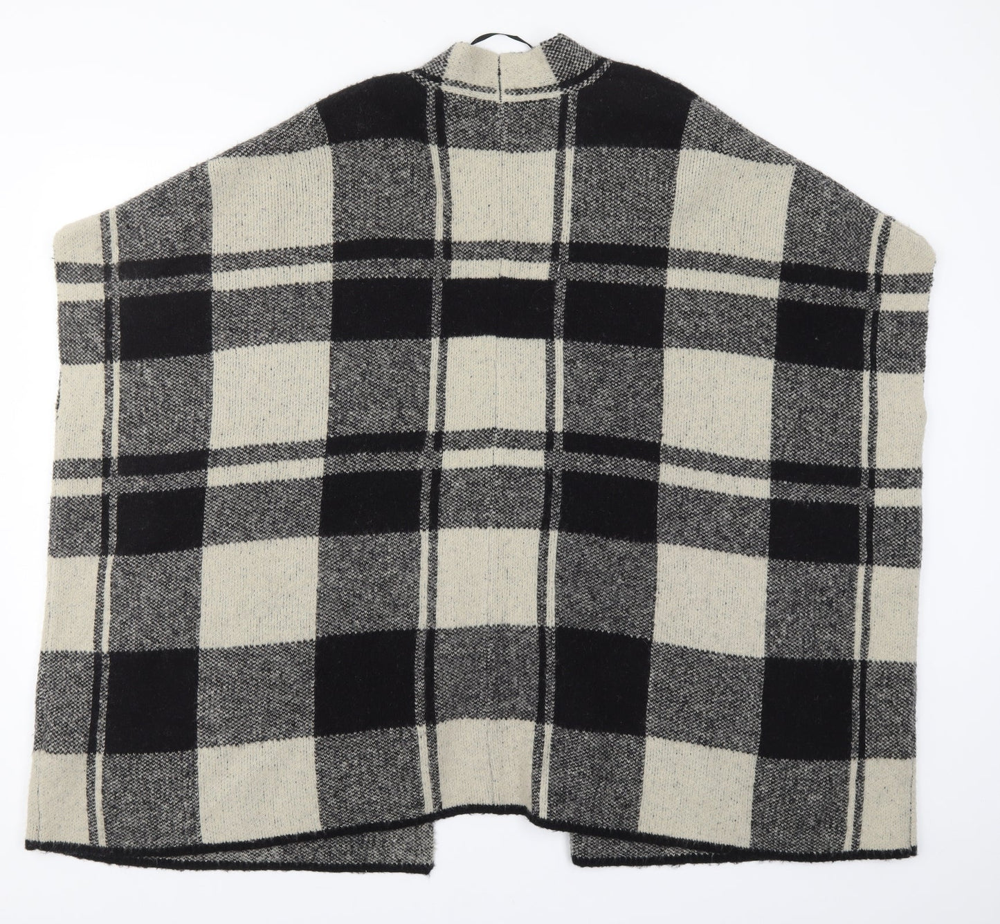Atmosphere Womens Beige Check Knit Cardigan Jumper One Size