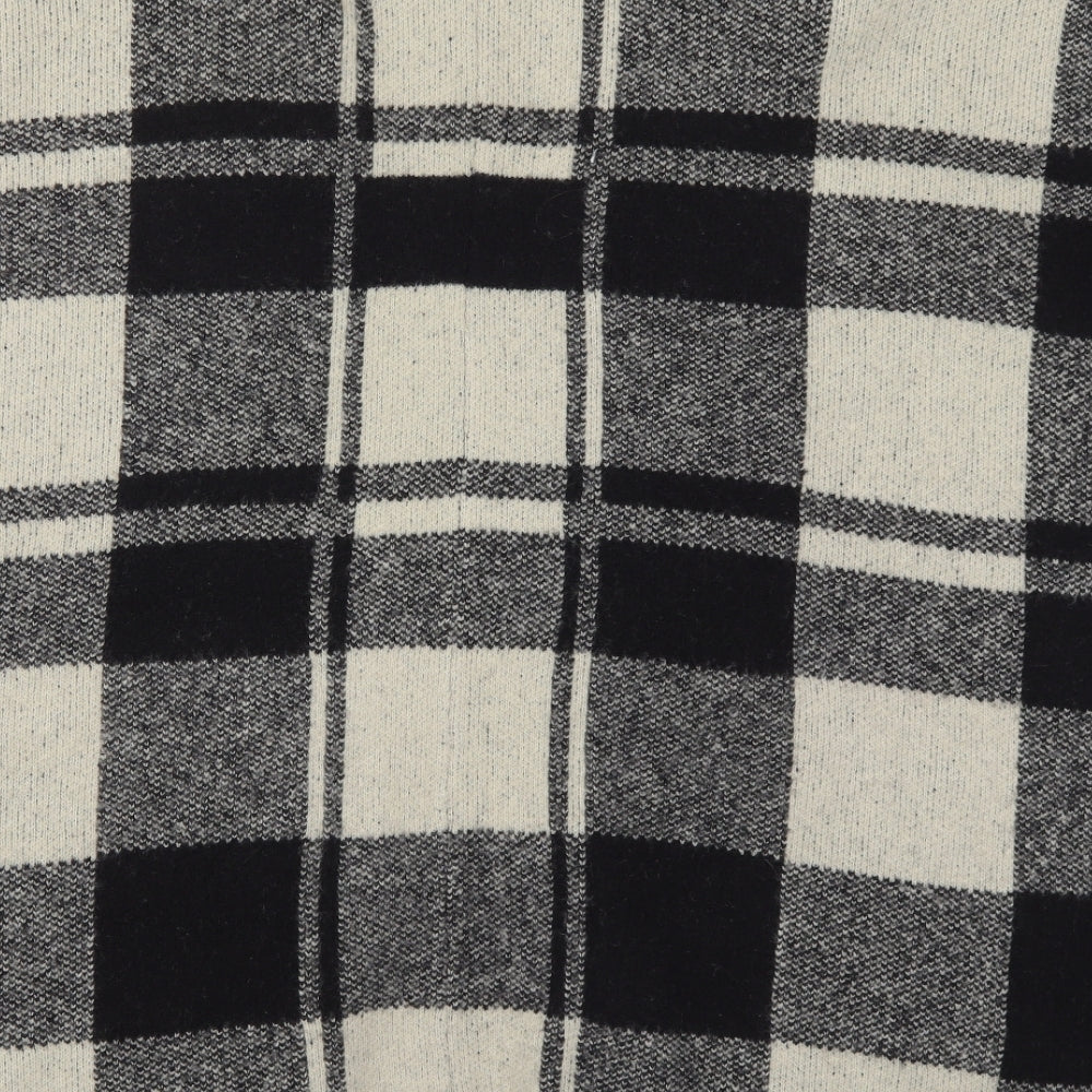 Atmosphere Womens Beige Check Knit Cardigan Jumper One Size