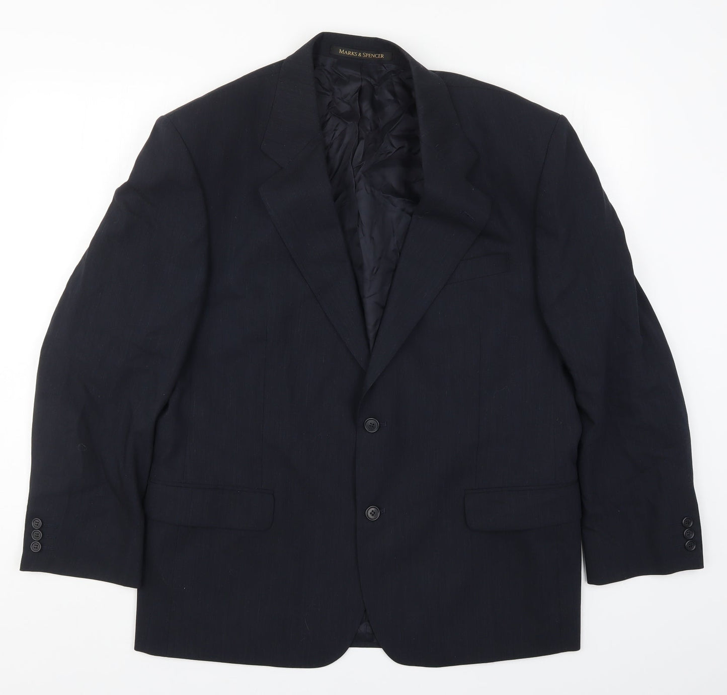 Marks and Spencer Mens Blue   Jacket Suit Jacket Size 42