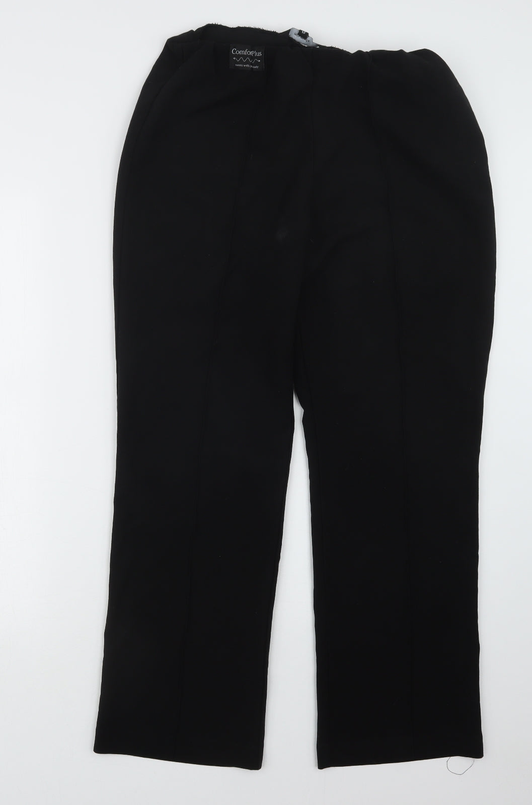 Mia Moda Womens Black   Trousers  Size 12 L27.5 in