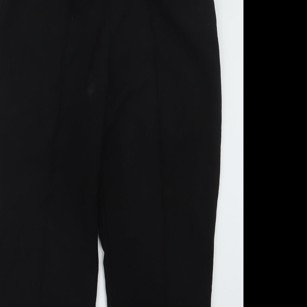 Mia Moda Womens Black   Trousers  Size 12 L27.5 in