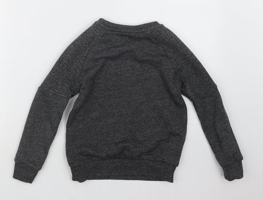 George Boys Grey   Pullover Jumper Size 5-6 Years