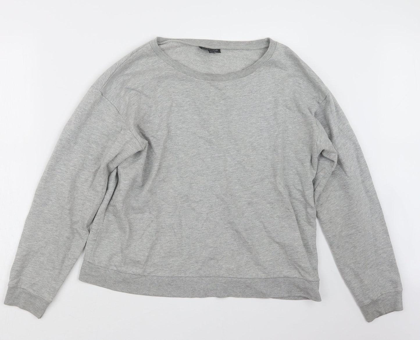 Topshop Womens Grey   Pullover Jumper Size 10
