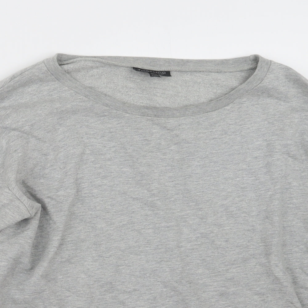 Topshop Womens Grey   Pullover Jumper Size 10